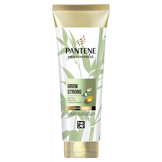 Pantene Grow Strong Conditioner with Bamboo & Biotin 275ml shampoo & conditioners Sainsburys   