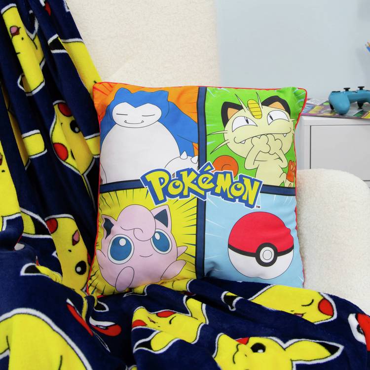 Pokemon characters cushion 40x40cm, imported from the UK
