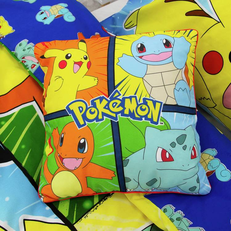 Pokemon characters cushion 40x40cm, imported from the UK