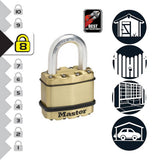 Master Lock Excell 45mm laminated padlock pack of 2, UK version