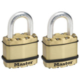 Master Lock Excell 45mm laminated padlock pack of 2, UK version
