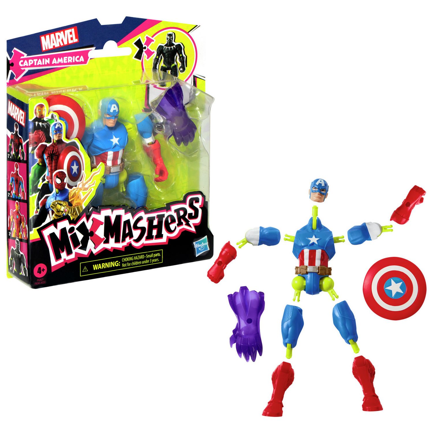 Mixmashers Marvel Captain America figure - British product