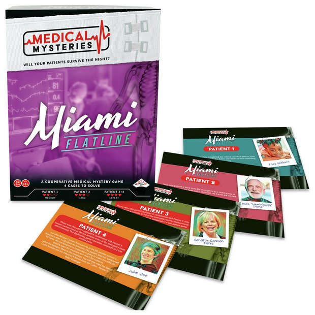 Tomy Medical Mysteries Miami board game (British brand)