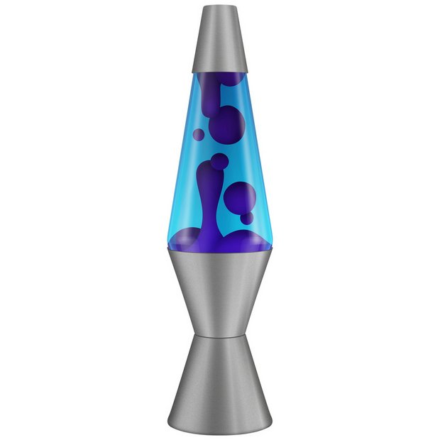 Midnight Cascade lava lamp blue 17in - British product
