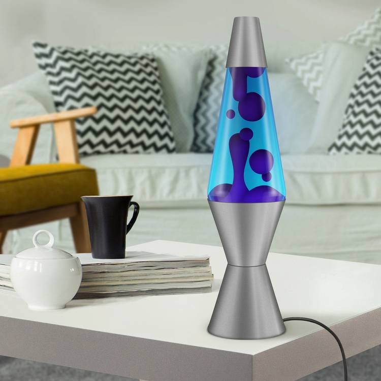 Midnight Cascade lava lamp blue 17in - British product