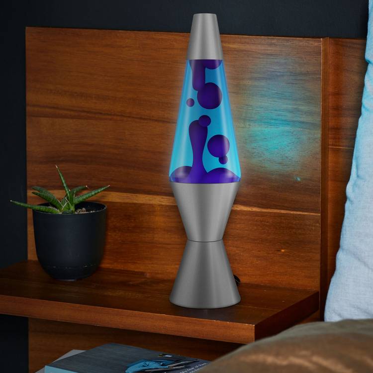 Midnight Cascade lava lamp blue 17in - British product