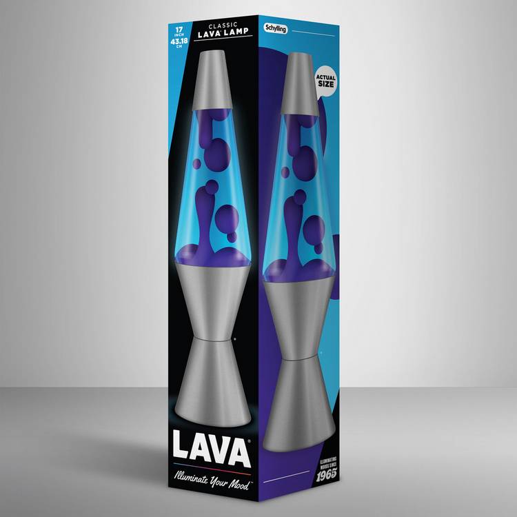 Midnight Cascade lava lamp blue 17in - British product