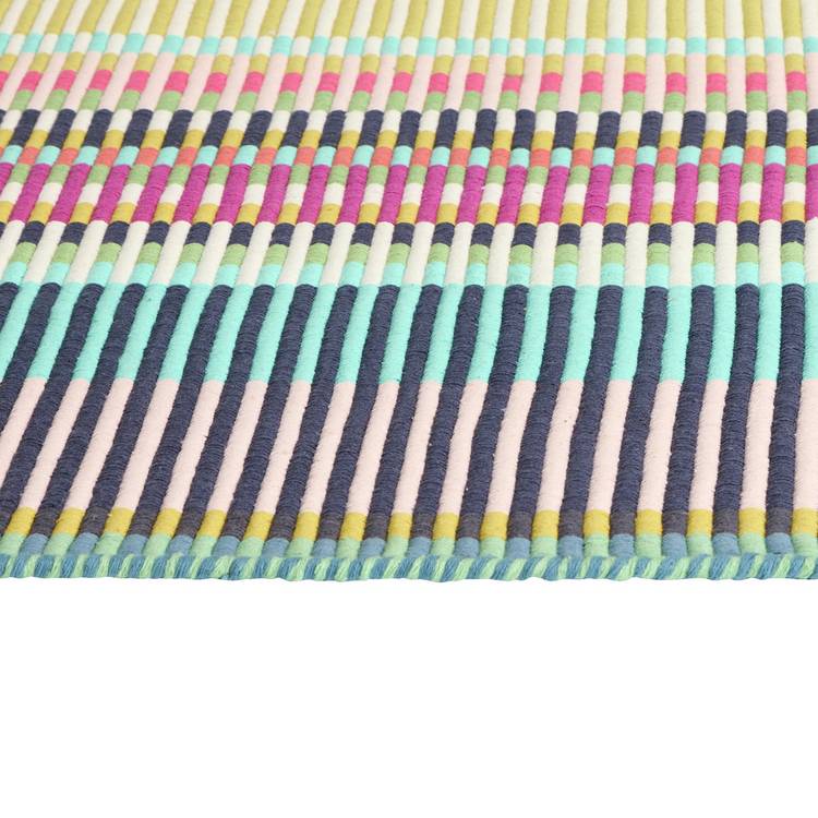 Margo Selby Buster Green flatweave rug 160x230cm, UK version