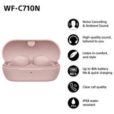 Sony WF-C710N true wireless earbuds pink, UK version