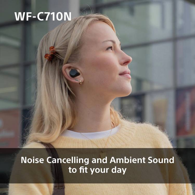 Sony WF-C710N true wireless earbuds pink, UK version