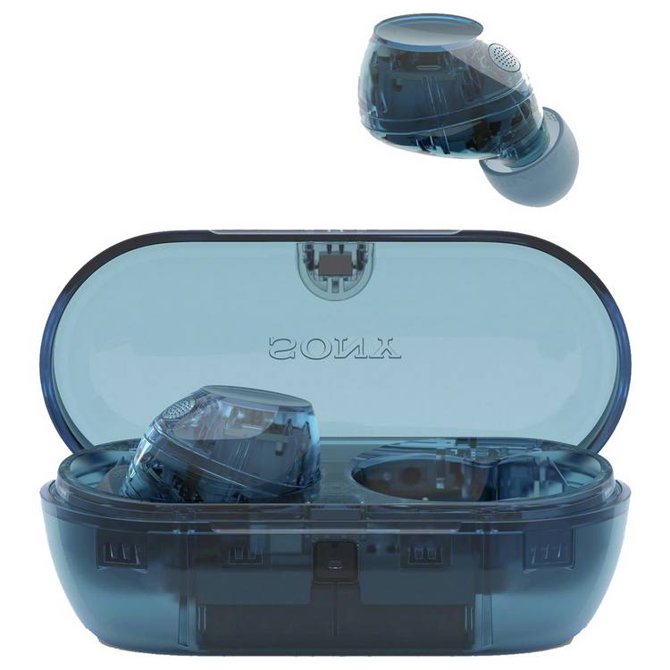 Sony WF-C710N true wireless earbuds Glass Blue - British product
