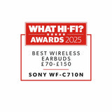 Sony WF-C710N true wireless earbuds Glass Blue - British product