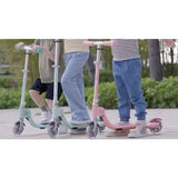 Globber Flow pastel pink scooter, imported from the UK