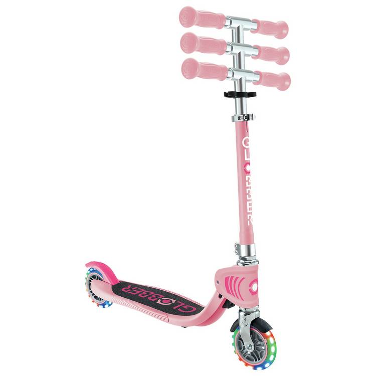 Globber Flow pastel pink scooter, imported from the UK