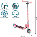 Globber Flow pastel pink scooter, imported from the UK