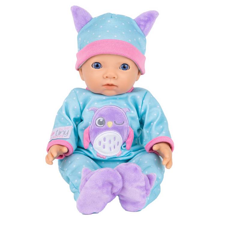 My First Tiny Treasures Night Owl Doll Sleepsuit