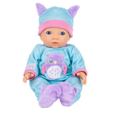 My First Tiny Treasures Night Owl Doll Sleepsuit