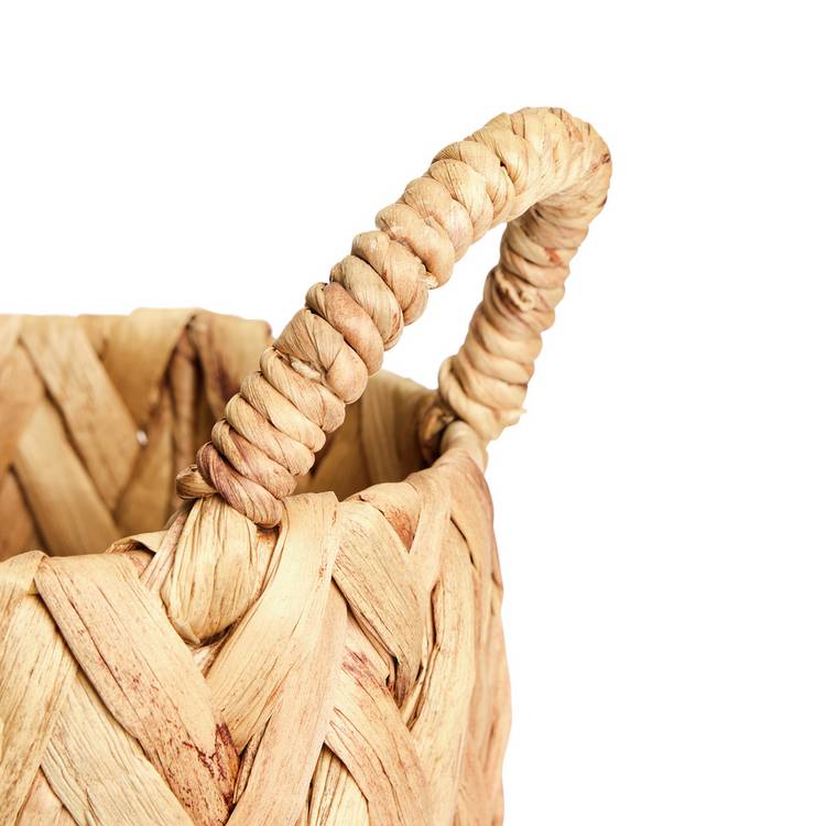 Habitat small woven herringbone basket 23cm - British product
