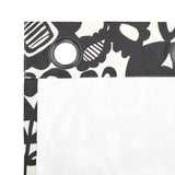 Habitat x Scion eyelet curtains black white 117x137cm (British brand)