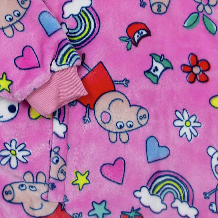 Peppa Pig pink hooded blanket small (British brand)