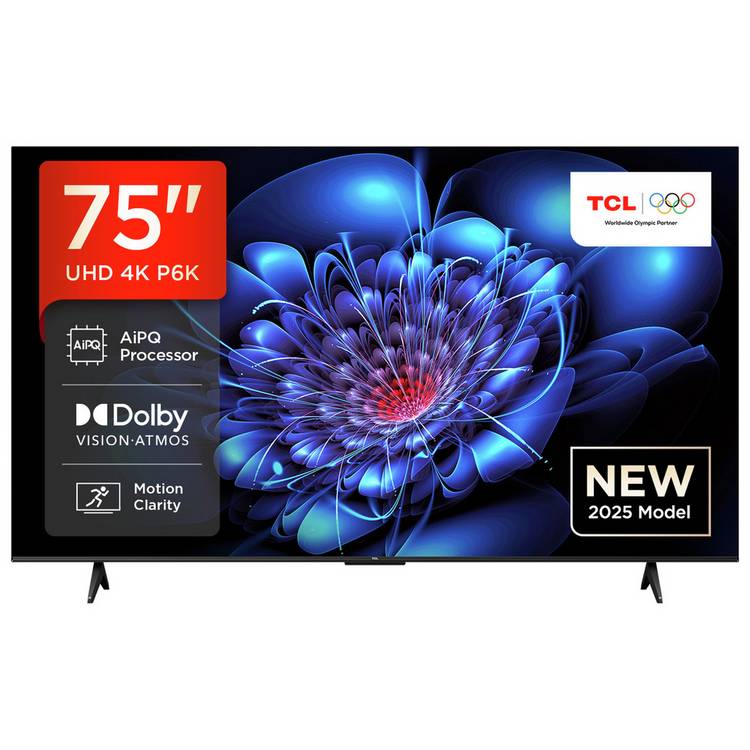 TCL Smart TV 75P6K 75 inch, UK version