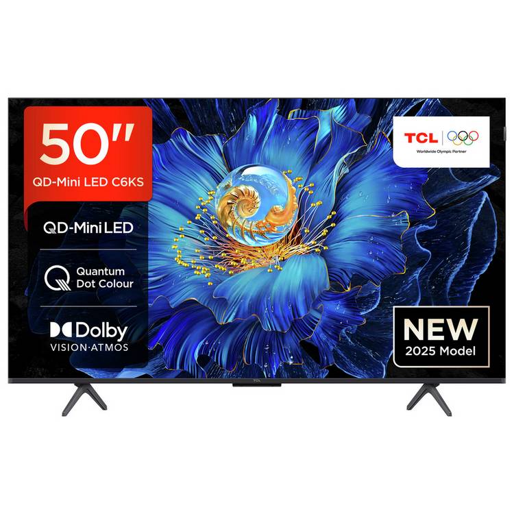 TCL 50C6KS Mini LED TV 50 inch, UK version