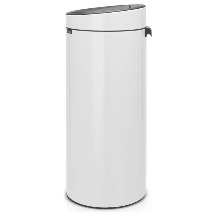 Brabantia touch top bin white 30 litre - British product