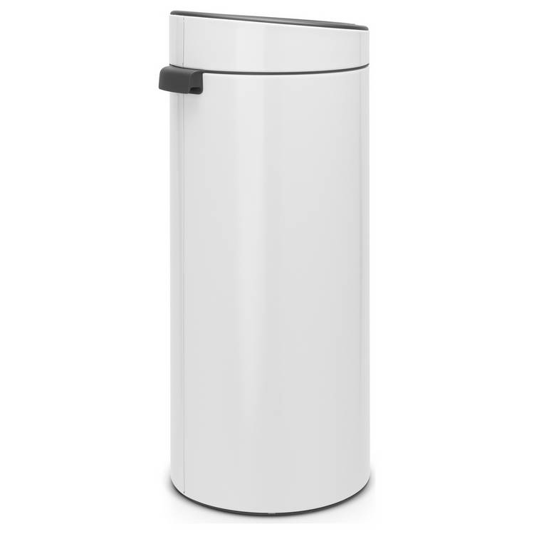 Brabantia touch top bin white 30 litre - British product