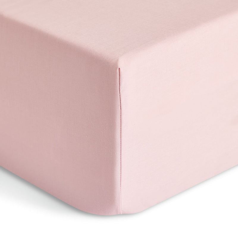 Habitat Cotton Rich 180 TC Blush Fitted Sheet - Small Double