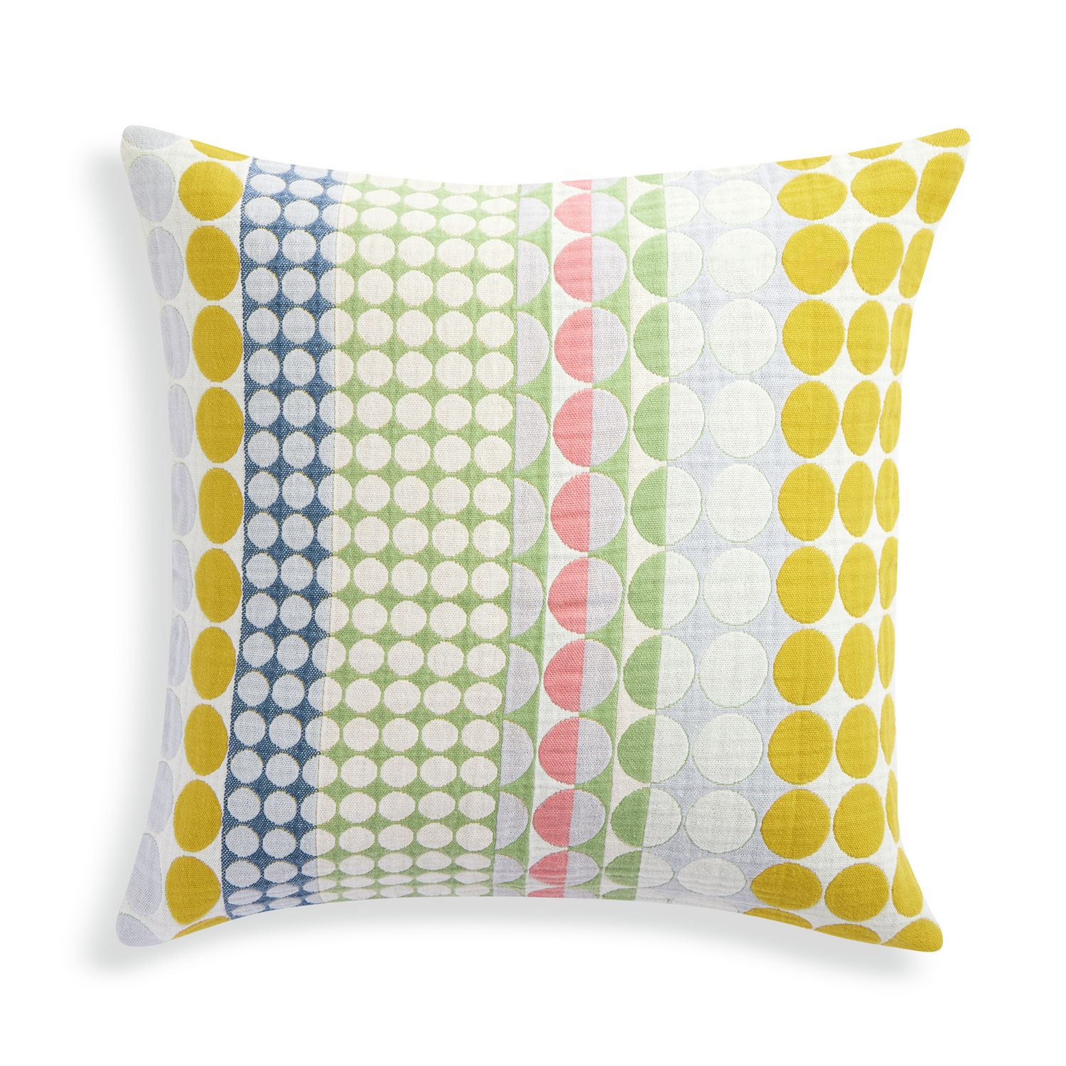 Margo Selby spot jacquard cushion 43x43cm (British brand)