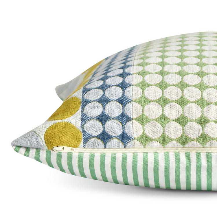 Margo Selby spot jacquard cushion 43x43cm (British brand)
