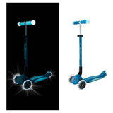 Globber Elite Glow Lights Scooter Blue kids scooter - British product