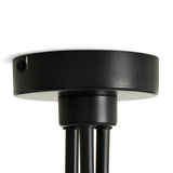 Argos Home 3-light flush ceiling light black grey, imported from the UK