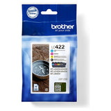 Brother LC422VAL black and colour ink multipack (British brand)