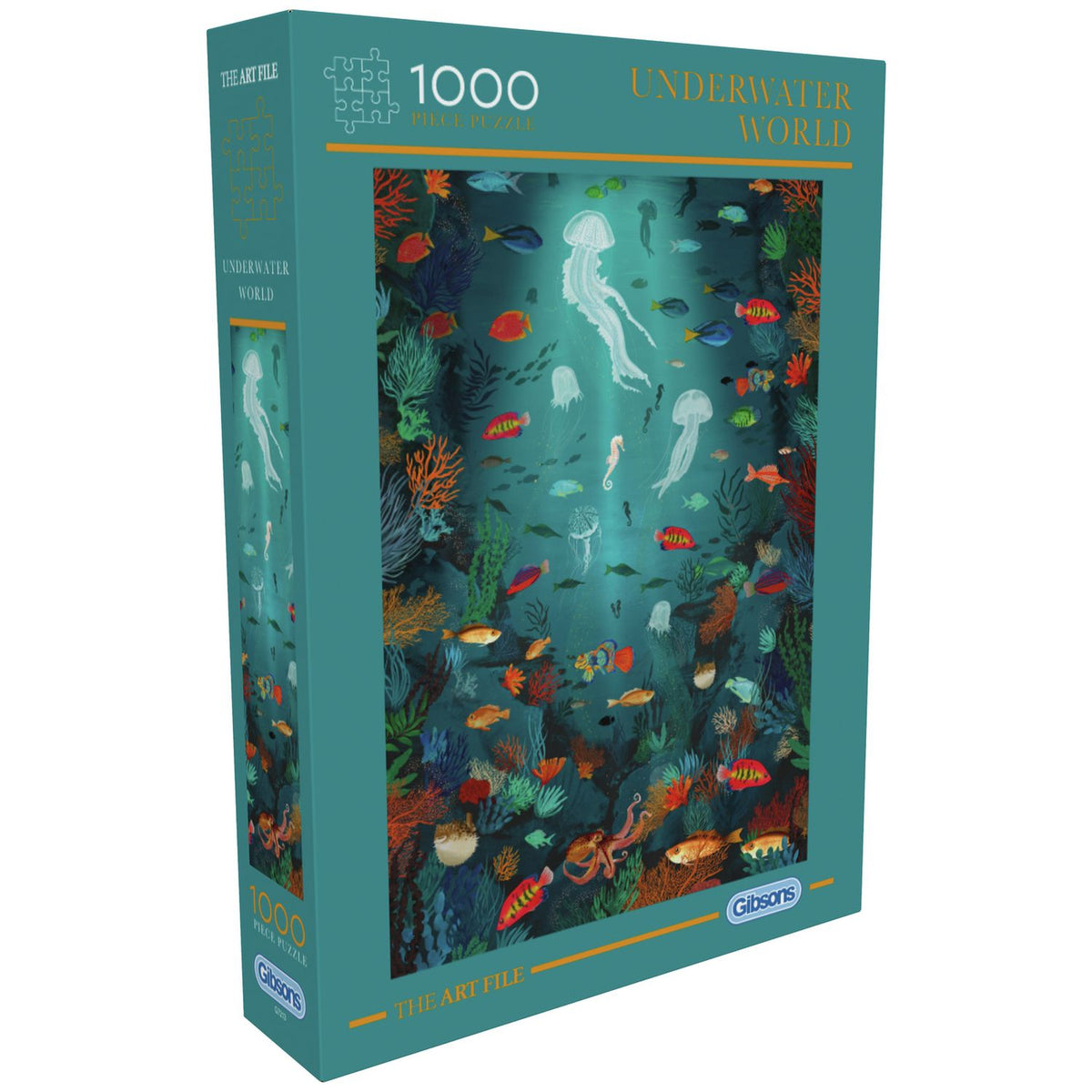 Gibsons The Art File Underwater World 1000 Piece Puzzle