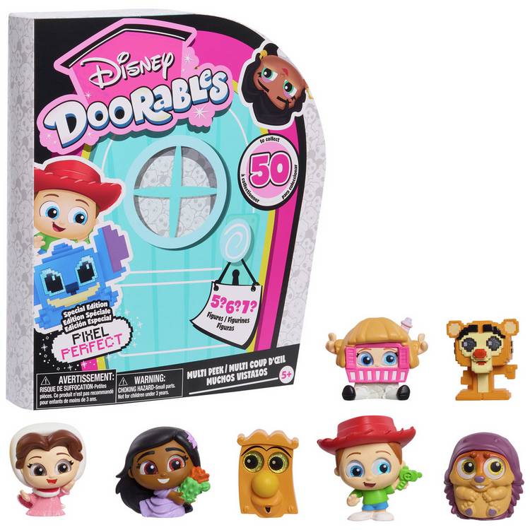 Disney Doorables Pixel Perfect Multi Peek collector set, UK version