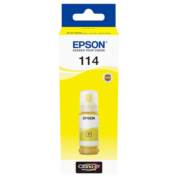 Epson 114 yellow ink bottle refill, UK version