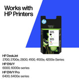 HP ink cartridges black and colour twin pack, imported from the UK