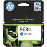 HP 963 XL High Yield Original Ink Cartridge - Cyan
