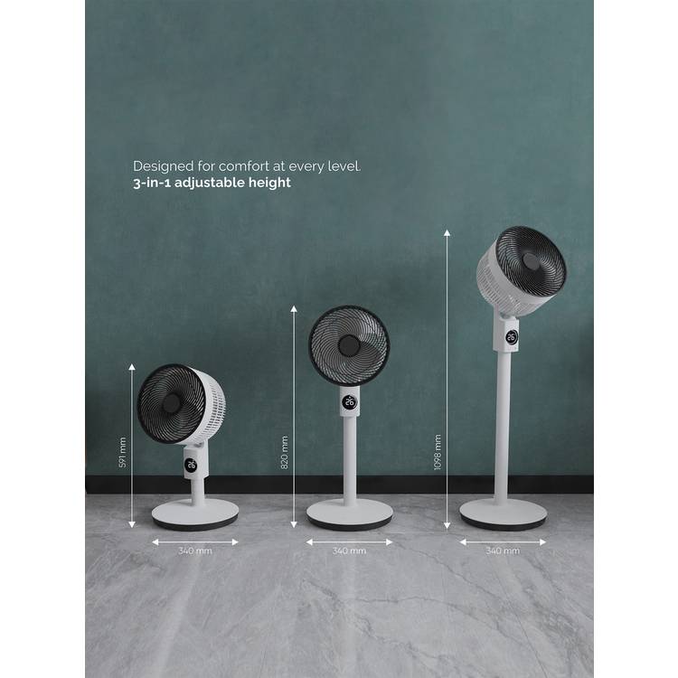 Meaco Sefte pedestal fan 10 inch (British brand)