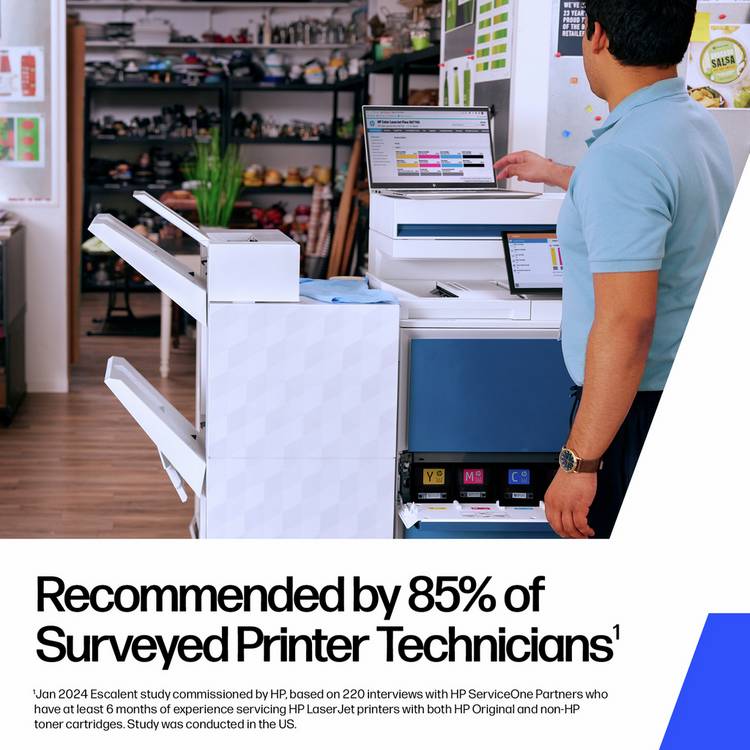HP 142A black toner cartridge - British product
