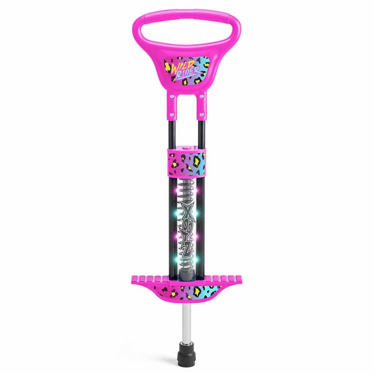 Xootz Pink Leopard LED pogo stick - British product