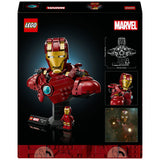 LEGO Iron Man MK4 Bust collectible model, imported from the UK