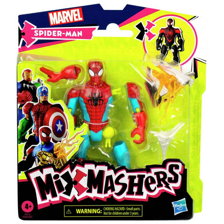 Mixmashers Spider-Man action figure - British product