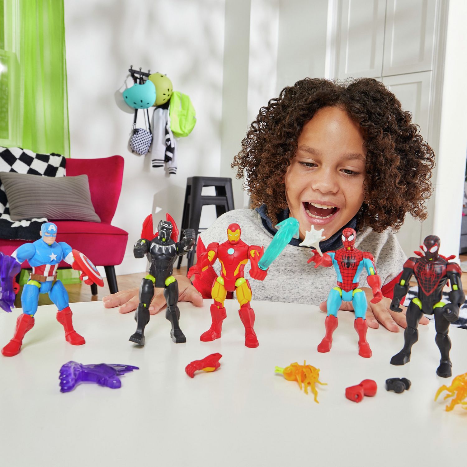 Mixmashers Spider-Man action figure - British product
