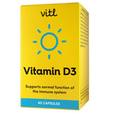 Vitl Health Goals Vitamin D3 - 60 Vegan Capsules Vitamins, Minerals & Supplements Boots   