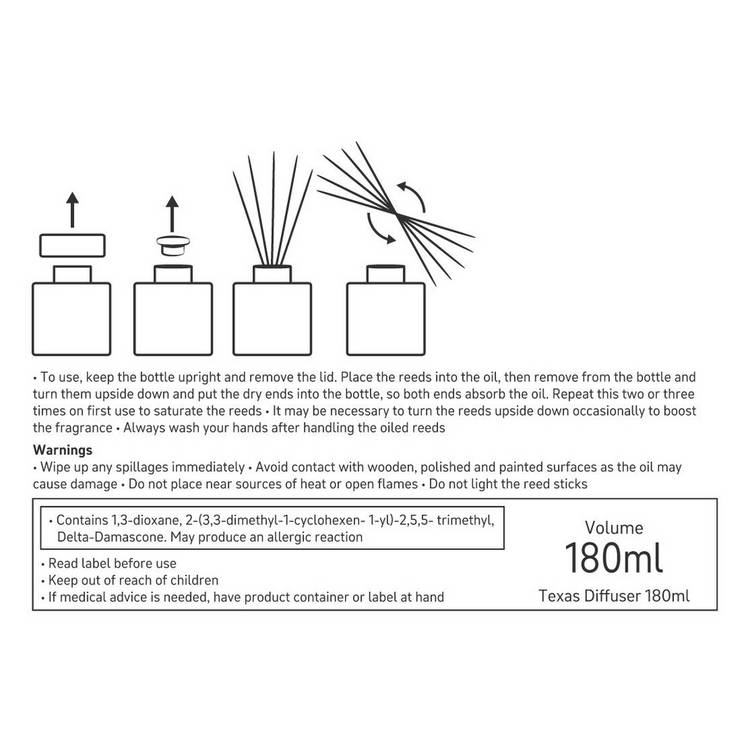 Habitat reed diffuser Texas 180ml - British product