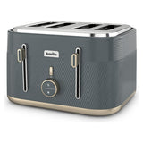 Breville toaster 4-slice grey - British product