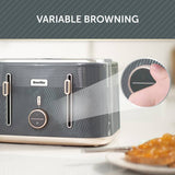Breville toaster 4-slice grey - British product