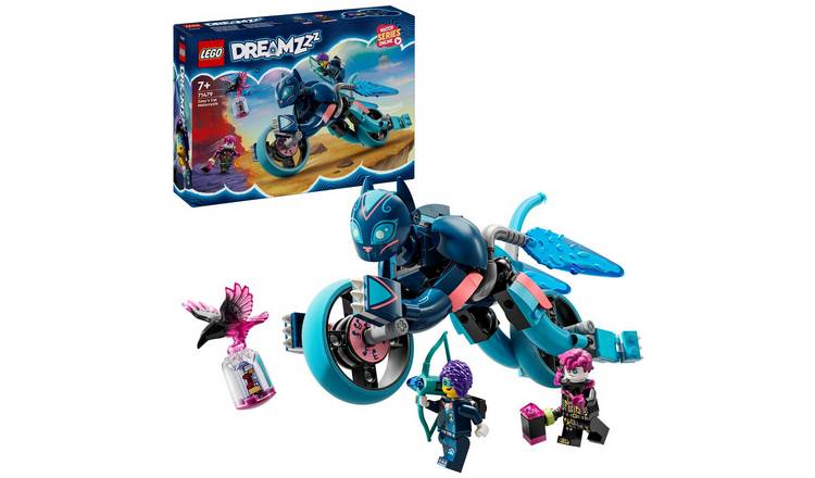 LEGO DREAMZzz Zoey's Cat Motorcycle Bike Toy 71479 GOODS Argos